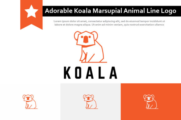 Download Adorable Koala Marsupial Animal Zoo Logo - Adorable koala Collection