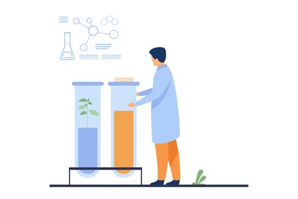 Download Biology Scientists Doing Research on Fru - Biology Collection