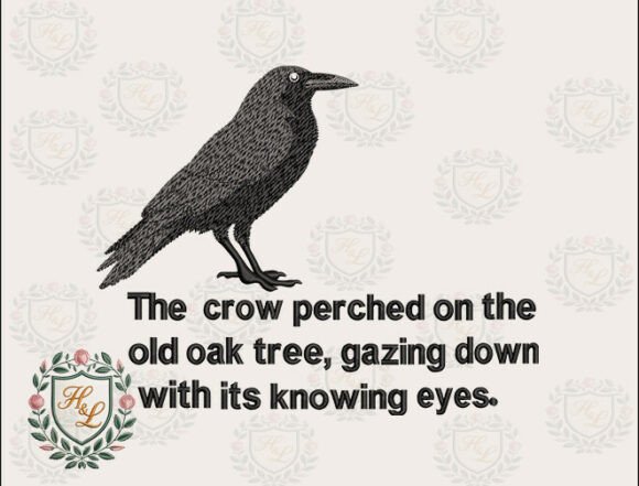 Download Dark Forest Bird Embroidery Files - Forest bird Collection
