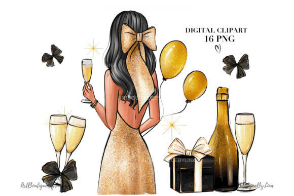 Download New Year Clipart, Fashion Birthday Party - Fashion Collection