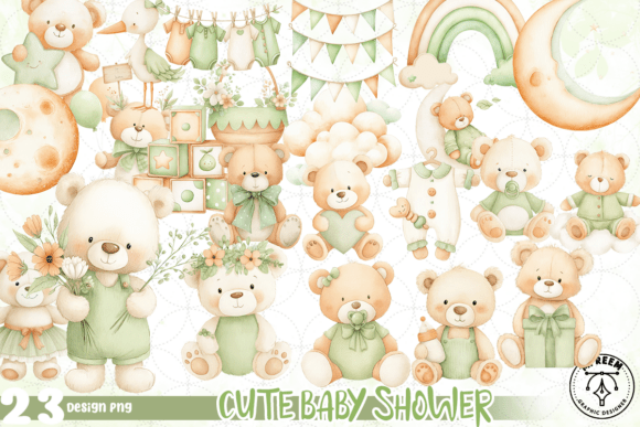 Download Cute Baby Shower PNG - Baby shower png Collection