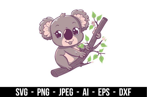 Download Adorable Koala SVG - Adorable koala Collection