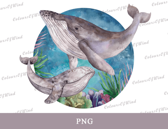 Download Whales, Mom Ana Baby, Baby Shower PNG - Baby shower png Collection