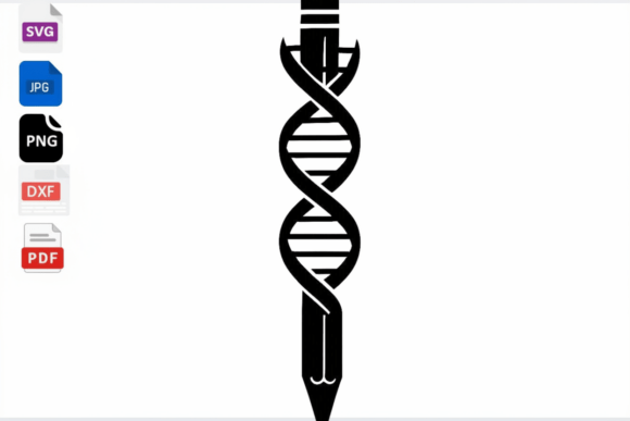 Download DNA Pencil SVG Science Biology Art - Biology Collection