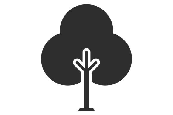 Download Tree Black Icon. Eco Biology Symbol. Nat - Biology Collection